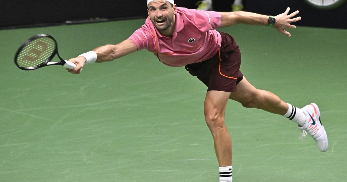 Най-добрият български играч Григор Димитров се изкачи с една позиция