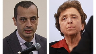 Дора Янкова от БСП и Тодор Чобанов който е свързан