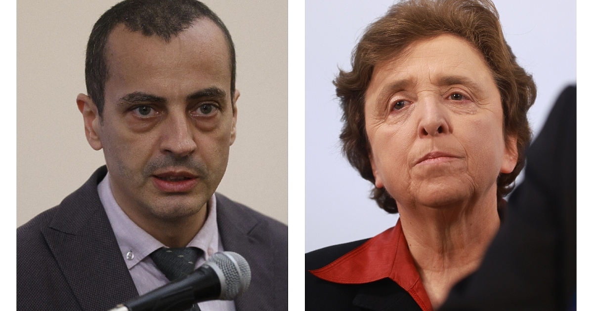 Дора Янкова от БСП и Тодор Чобанов, който е свързан