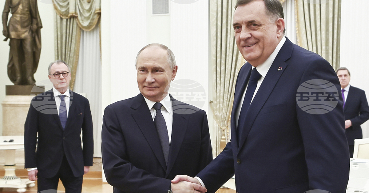 Президентът на Руската федерация Владимир Путин е приел в Кремъл