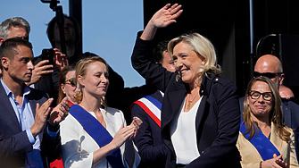 Марин Льо Пен и европейските ѝ съюзници сред които унгарският
