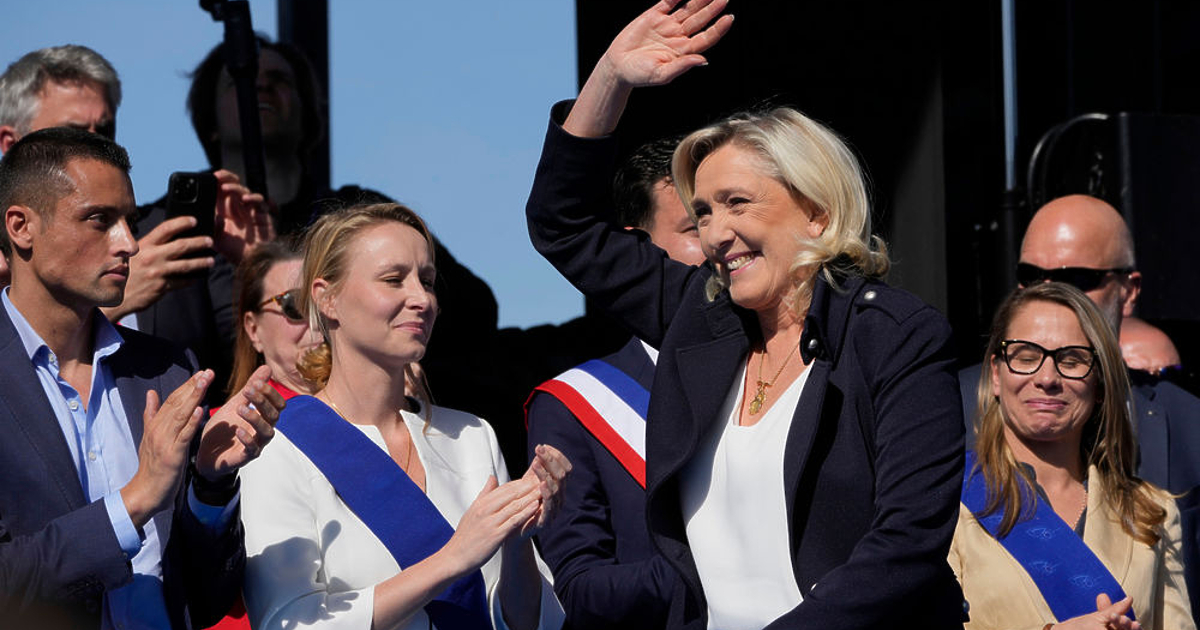 Марин Льо Пен и европейските ѝ съюзници, сред които унгарският