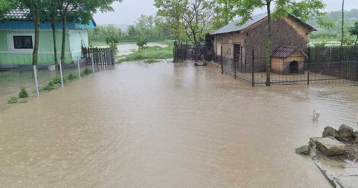 Голяма част от Румъния е обхваната от лошо време, обилни