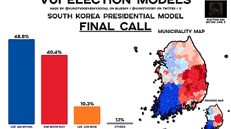 Днес милиони южнокорейци гласуват на извънредни президентски избори наложени след