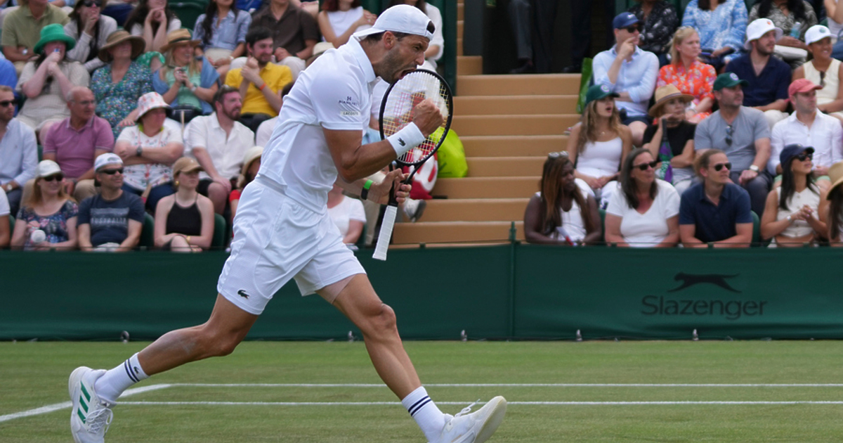 Григор Димитров спечели с 6:3, 6:4, 7:6(0) срещу австриеца Себастиан