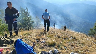 Пожар се разгоря в местността Корията в Национален парк Пирин