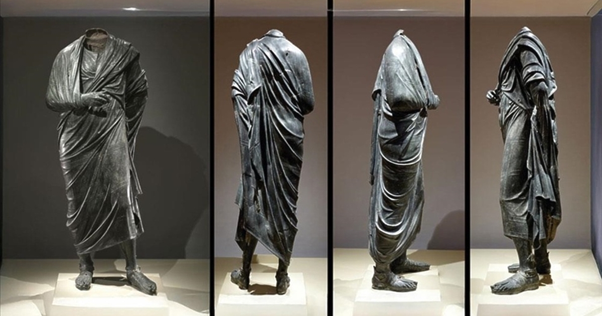 Бронзова статуя на римския император Марк Аврелий, открадната от древния