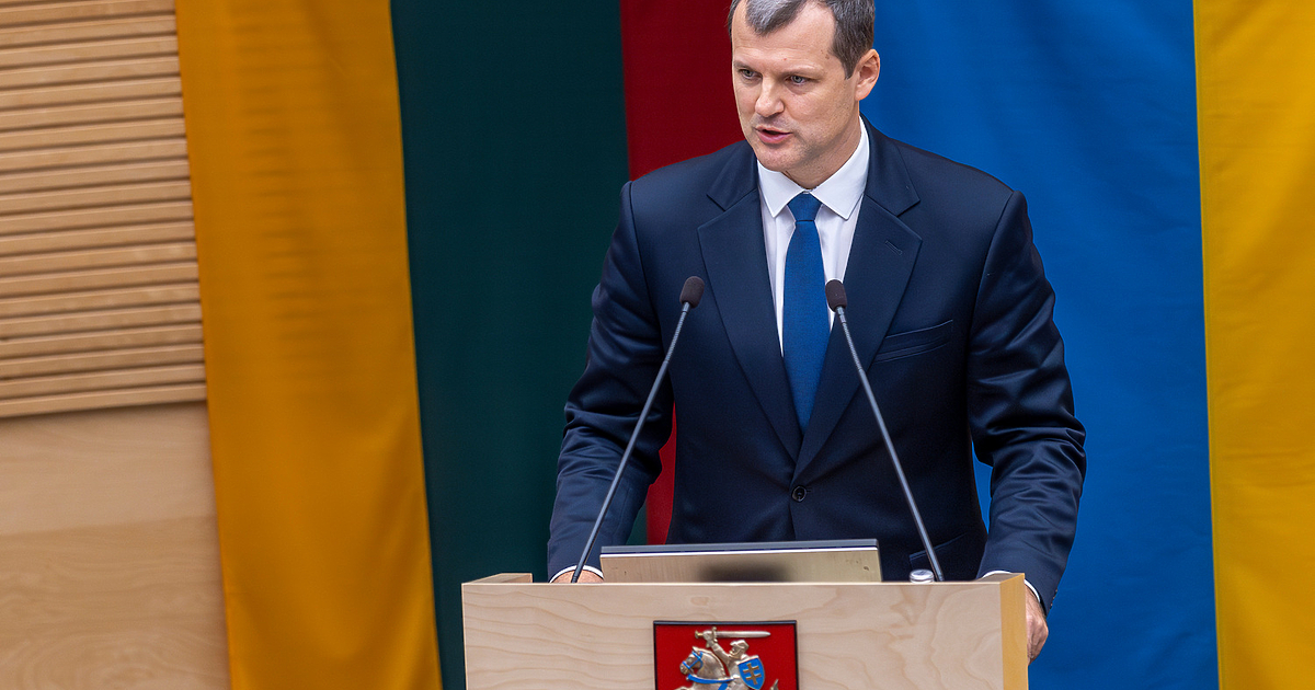 Литовският премиер Гинтаутас Палуцкас потвърди днес оставката си, което доведе