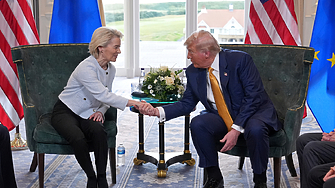 По време на визита във Великобритания американският президент Доналд Тръмп