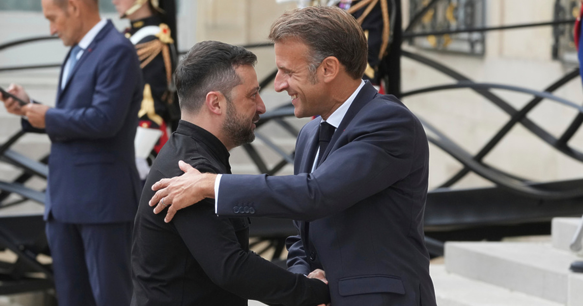 Украинският президент Володимир Зеленски и европейските лидери се срещнаха в