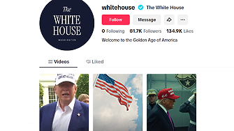 Белият дом официално се присъедини към TikTok – социалната мрежа