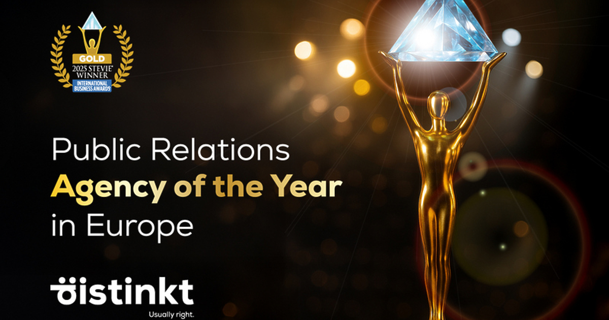 d:istinkt бе обявена за PR агенция на годината в Европа“