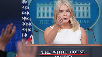 Говорителката на Белия дом Карълайн Левит отговори на журналистически въпрос