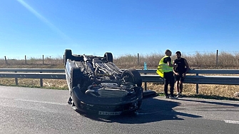 Две катастрофи станаха тази сутрин около 168 ия километър на автомагистрала Тракия