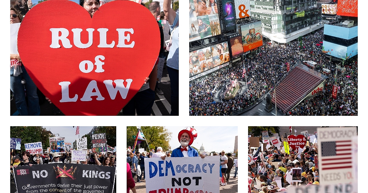 В стотици градове в САЩ се проведоха демонстрации срещу президента