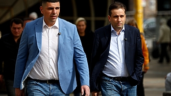 Съпредседателите на Да България Ивайло Мирчев и Божидар Божанов отидоха