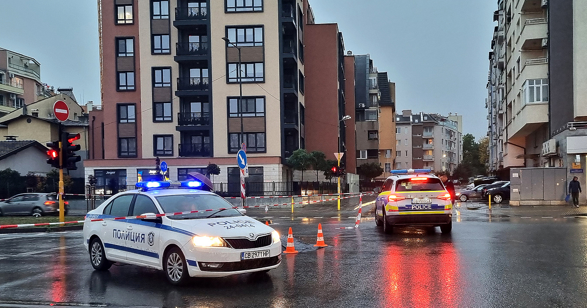 Задържан е избягалият шофьор от пътен инцидент в София, при