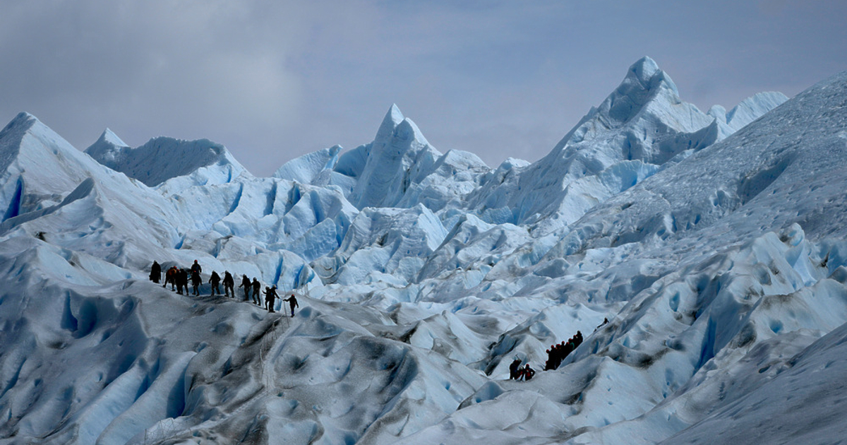 Ледникът Хектория в източната част на Антарктика през 2022 г.