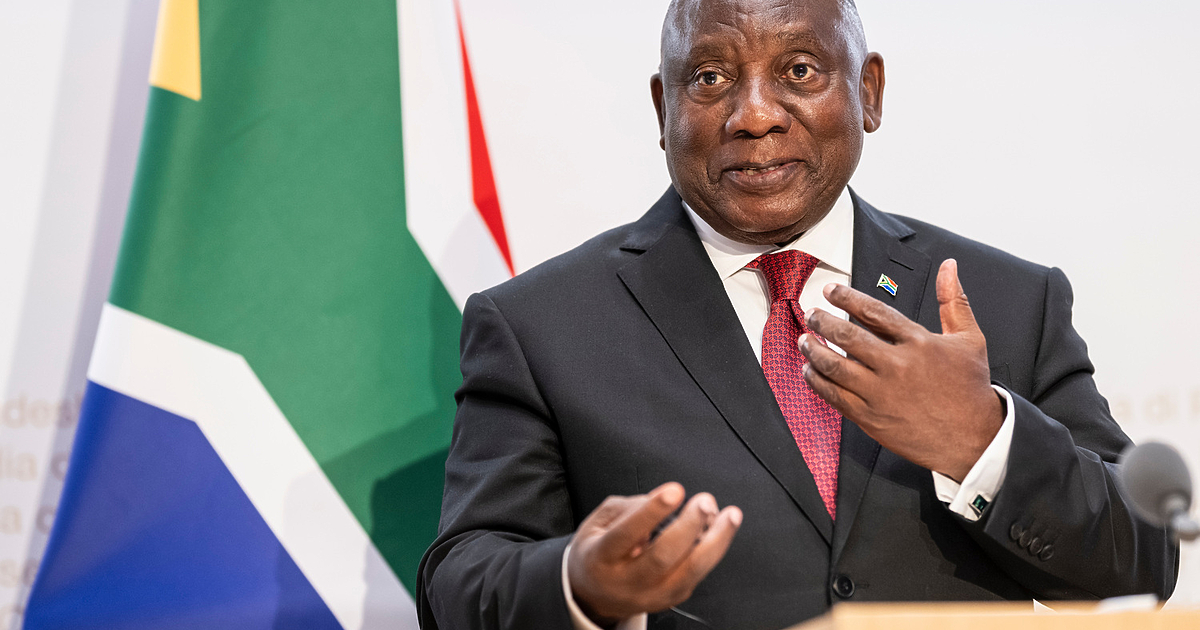 Правителството на Южна Африка обяви, че е получило сигнали за