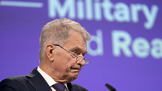 Предишният президент на Финландия Саули Нинистьо по време на чийто