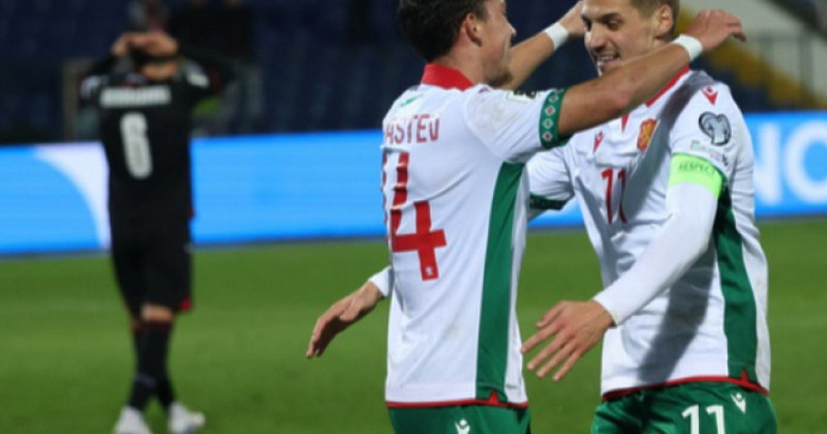 Българският национален отбор по футбол спечели с 2:1 срещу Грузия
