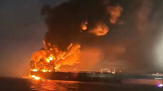 Танкер без товар е претърпял експлозия в Черно море северно от