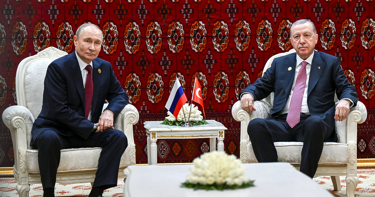 Турският президент Реджеп Тайип Ердоган е заявил пред руския президент