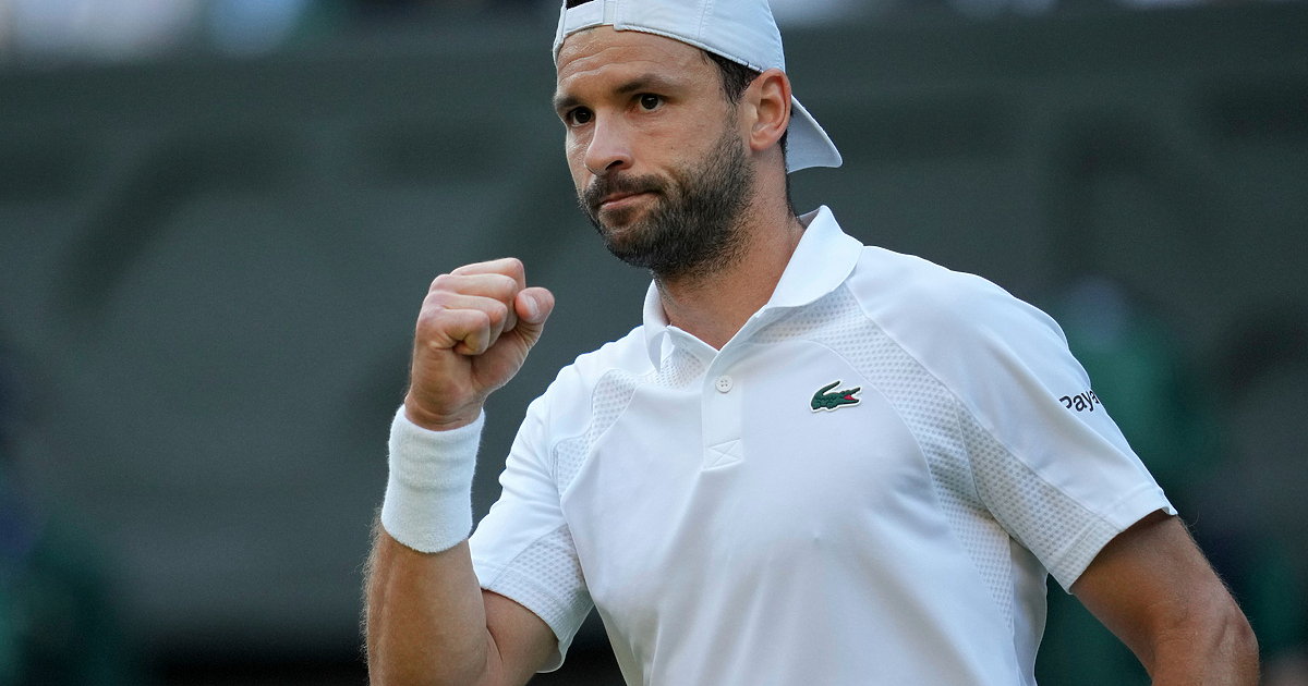 Първата ракета на България в мъжкия тенис Григор Димитров изкачи