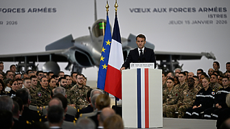 Френският президент Еманюел Макрон използва днес традиционните си новогодишни пожелания