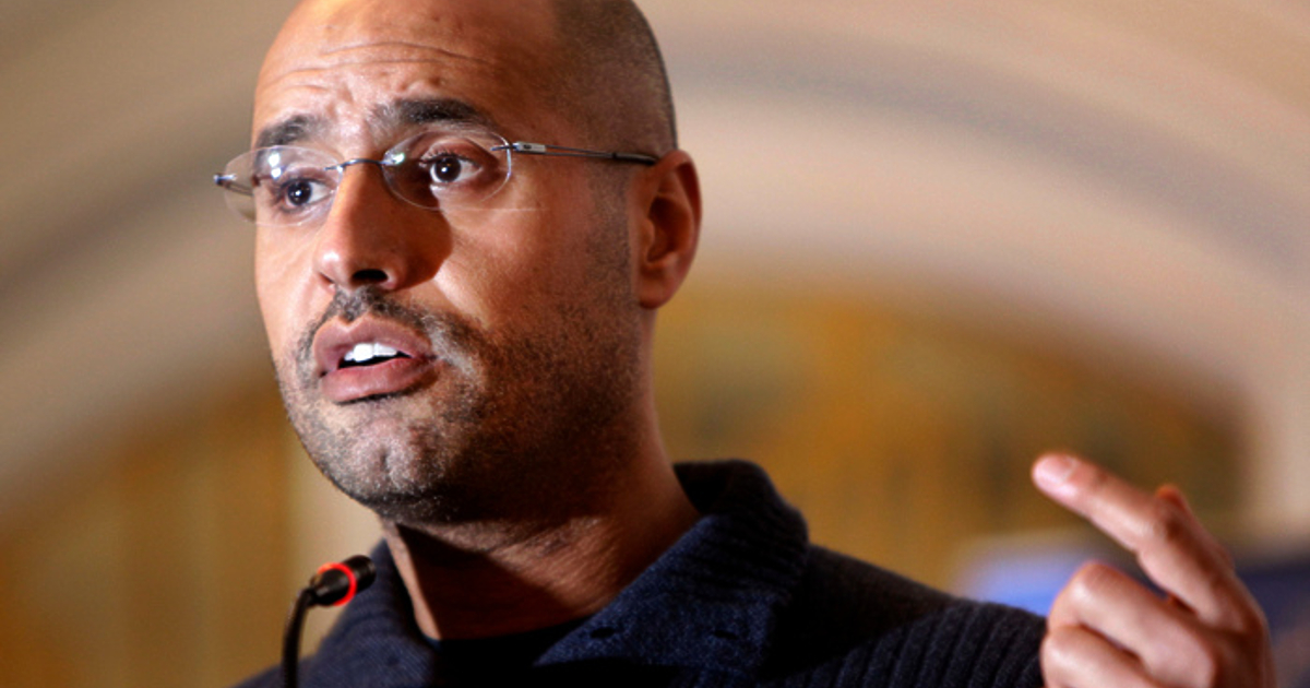 Сейф ал Ислам, син на либийския диктатор Муамар Кадафи, е