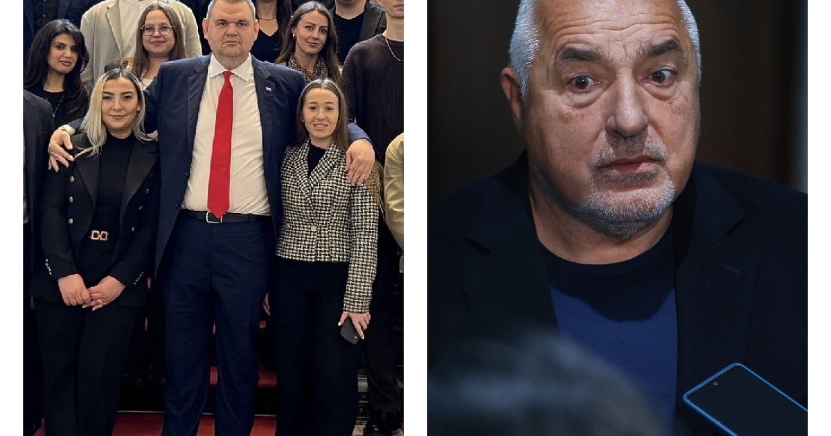 Водачите на ГЕРБ и ДПС-Ново начало Бойко Борисов и Делян