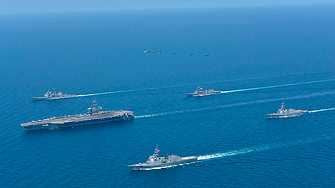 Президентът Доналд Тръмп заяви че армада от бойни кораби на