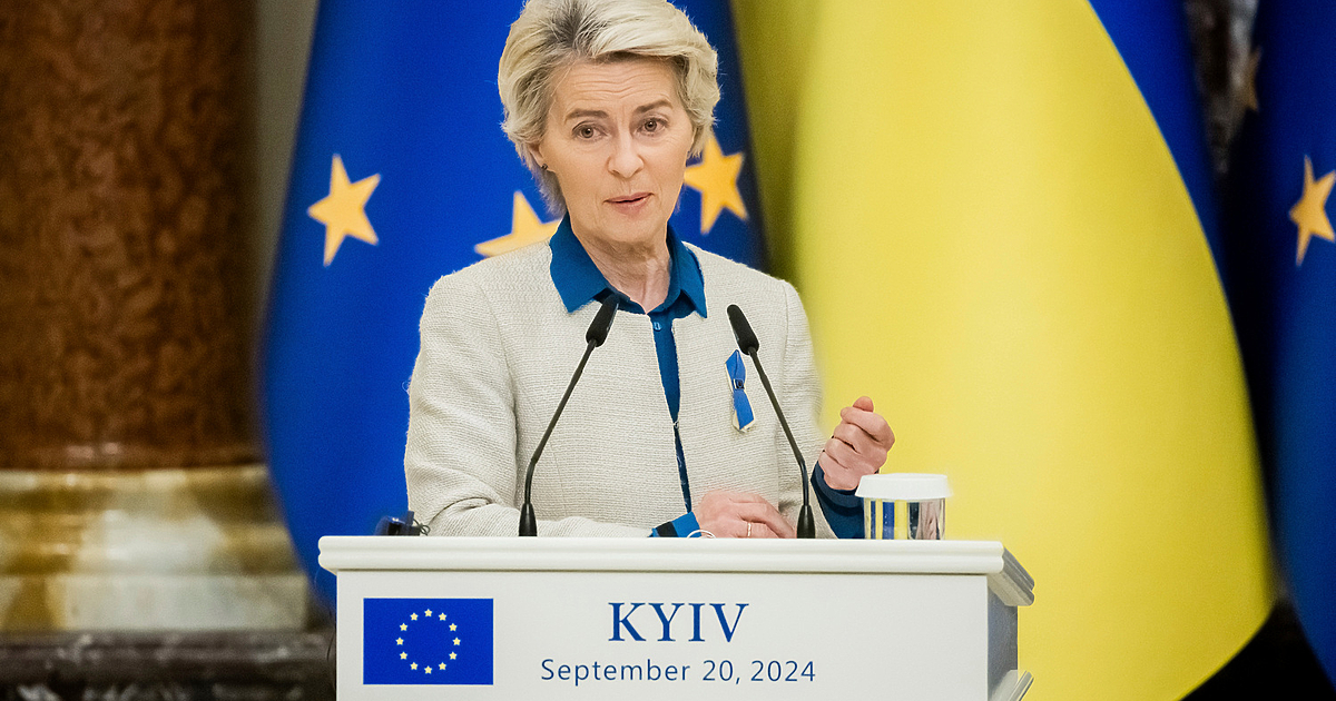 Урсула фон дер Лайен обяви, че е пристигнала в Киев,