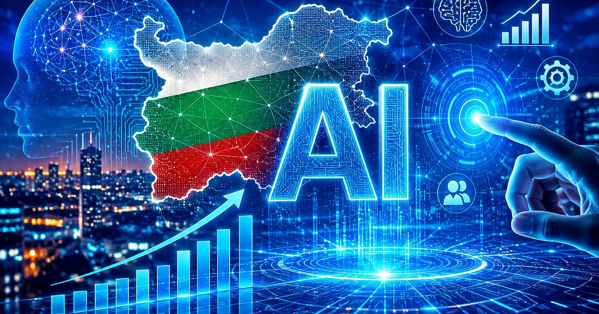 България е сред страните с най-високо проникване на изкуствения интелект