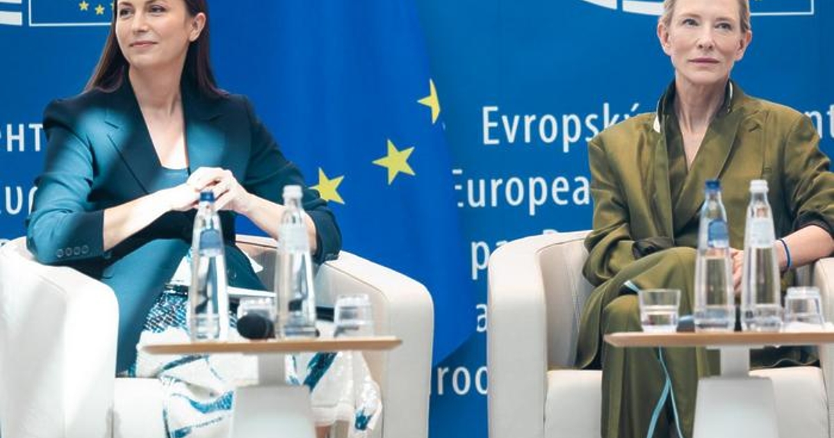 Актрисата и продуцент Кейт Бланшет, евродепутатката от ГЕРБ и Европейската