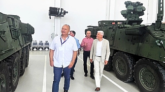 Министърът на отбраната Димитър Стоянов посети днес завод ТЕРЕМ –