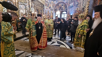Вселенският патриарх Вартоломей и българският Даниил - с тържествена служба в Рилския манастир