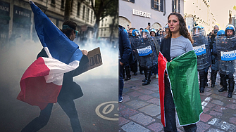 Масови протести - във Франция и Италия - заради цените, доходите и публичните разходи